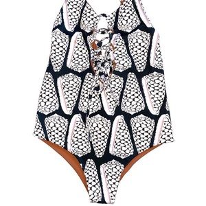 Lotus Swimwear Hawaii Cone Shell One Piece “Sandy” Style